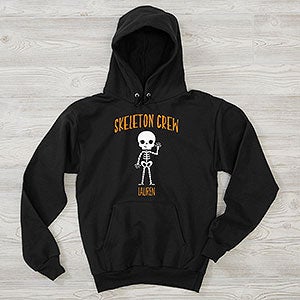 Skeleton Family Personalized Halloween Hanes Womens Hooded Sweatshirt - 27707-S