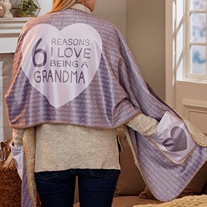 Reasons She Loves Being... Personalized Cuddle Wrap - 27720