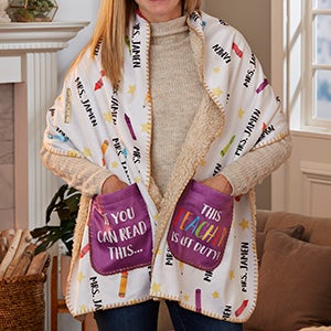 Personalized cuddle top wrap