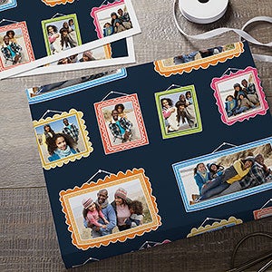 Framed Photo Personalized Wrapping Paper Sheets - 27777-S