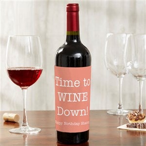 Write Your Own Expressions Personalized Wine Bottle Label - 27848