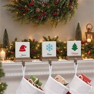 Choose Your Icon Personalized Christmas Stocking Holder - 27888