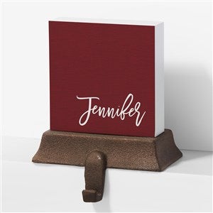 Scripty Name Personalized Christmas Stocking Holder - 27889