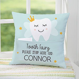Tooth Fairy Personalized 14-inch Pocket Pillow - 27912-S