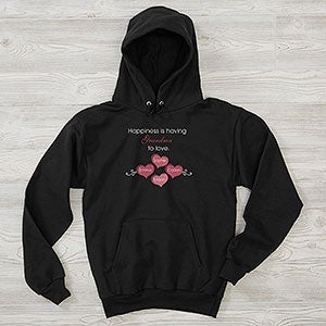 What Is Happiness? Personalized Hanes Hooded Sweatshirt - 27928-BS