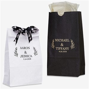 Wedding Laurel Personalized Wedding Goodie Bag - 27989D