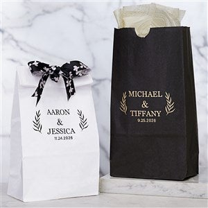 Wedding Laurel Personalized Wedding Goodie Bag - 27989D