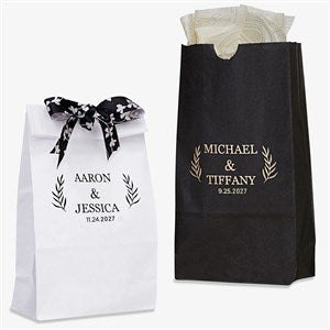 Wedding Laurel Personalized Wedding Goodie Bag - 27989D