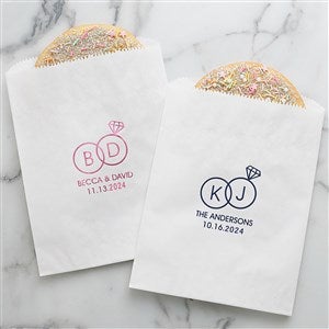 Wedding Rings Personalized Party Bag - 27997D