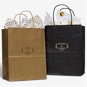 Wedding Laurel Personalized Wedding Shopping Bag - 28001D
