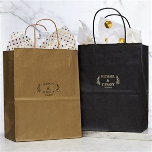 Wedding Laurel Personalized Wedding Shopping Bag - 28001D