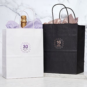 Birthday Confetti Personalized Shopping Bag - 28004D