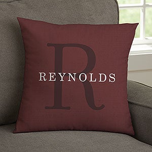 Family Is Everything Personalized 14 Velvet Throw Pillow - 28029-SV