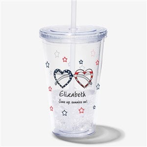Patriotic Sunnies philoSophies®  17 oz. Acrylic Insulated Tumbler - 28090