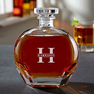 Luigi Bormioli® Lavish Last Name Engraved Whiskey Decanter - 28101