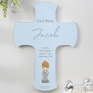 Precious Moments® His First Communion Personalized Cross - 8x12 - 28108-L