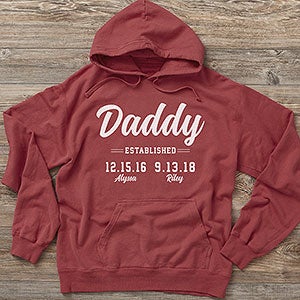 Established Personalized Hanes® Adult ComfortWash™ Hoodie - 28125-CWHS