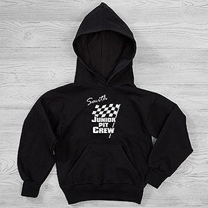Pit Crew Personalized Hanes® Youth Hooded Sweatshirt - 28136-YHS