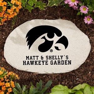 NCAA Iowa Hawkeyes Personalized Round Garden Stone - 28205