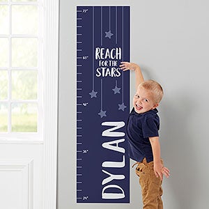 Reach For the Stars Boys Vinyl Growth Chart Wall Decal - 28216