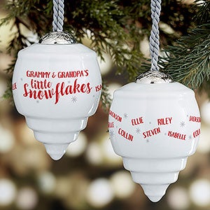 Our Little Snowflakes Deluxe Personalized Ornament - 28230