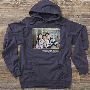 Photo For Him Personalized Hanes® Adult ComfortWash™ Hoodie - 28252-CWHS