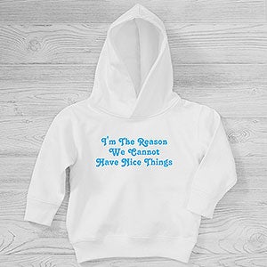 You Name Personalized Toddler Hooded Sweatshirt - 28255-CTHS