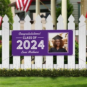 Graduating Class Of Personalized Photo Banner - 20x48 - 28261-S
