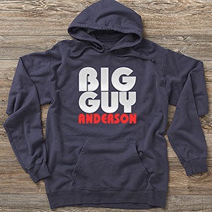Big Guy Personalized Hanes® Adult ComfortWash™ Hoodie - 28276-CWHS