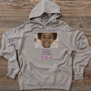 Personalized Photo Message Hanes Adult ComfortWash Hoodie - 28278-CWHS
