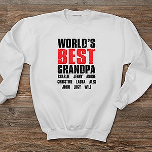 Granddude Personalized Hanes Crewneck Sweatshirt - 28280-WS