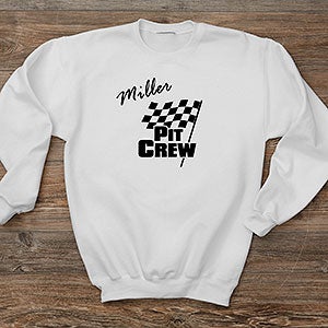 Pit Crew Personalized Hanes® Adult Crewneck Sweatshirt - 28289-WS