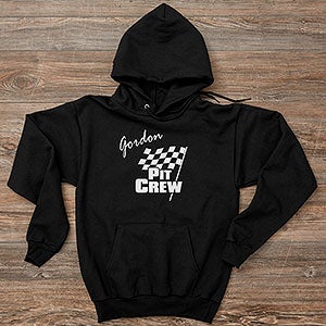 Pit Crew Personalized Hanes® Adult Hooded Sweatshirt - 28289-S
