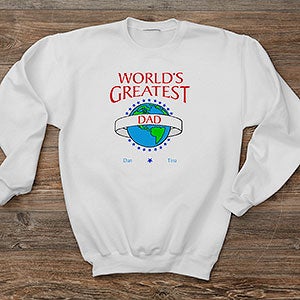 World's Greatest Personalized Hanes® Adult Crewneck Sweatshirt - 28298-WS