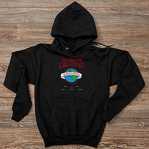 World's Greatest Personalized Hanes® Adult Hooded Sweatshirt - 28298-S