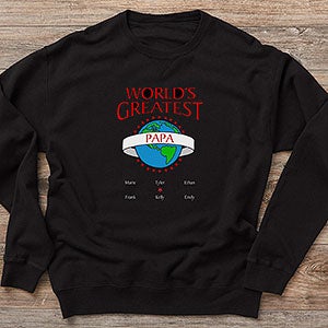 World's Greatest Personalized Hanes® Adult ComfortWash™ Sweatshirt - 28298-CWS