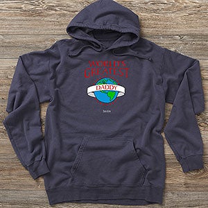 World's Greatest Personalized Hanes® Adult ComfortWash™ Hoodie - 28298-CWHS