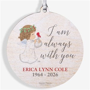 Precious Moments® Memorial Personalized Ornament-3.75 Wood - 1 Sided - 28332-1W