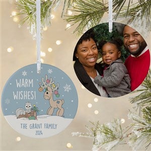Precious Moments Jingle All The Way Personalized Ornament - 2 Sided Matte - 28342-2L