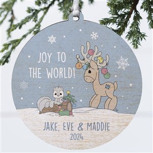 Precious Moments Jingle All The Way Personalized Ornament - 1 Sided Wood - 28342-1W