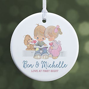 Precious Moments Lasting Memories Personalized Couples Ornament - Glossy - 28354-1S