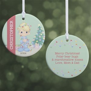 Precious Moments All Is Bright Personalized Boy Ornament - 2 Sided Glossy - 28357-2S