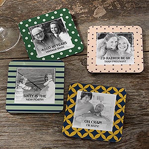 Birthday Custom Pattern Personalized Photo Coaster - 28376