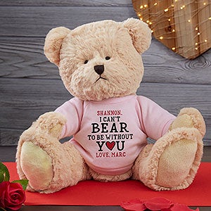Cant Bear to Be Without You Personalized Teddy Bear - 28410