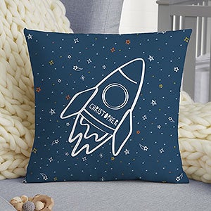 Space Personalized 14-inch Baby Throw Pillow - 28429-S