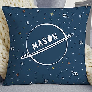 Space Personalized 18-inch Baby Throw Pillow - 28429-L