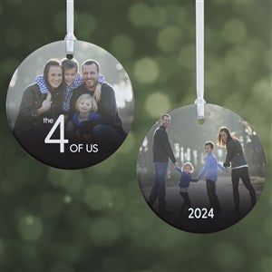 Number Of Us Personalized Photo Ornament - 2 Sided Glossy - 28445-2S