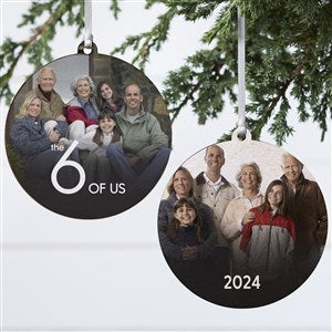 Number Of Us Personalized Photo Ornament - 2 Sided Wood - 28445-2W