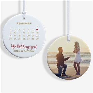 A Date To Remember Personalized Ornament - 2 Sided Glossy - 28449-2S