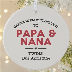 Promoted To... Personalized Ornament - 1 Sided Matte - 28450-1L